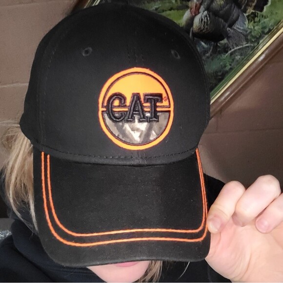 CATERPILLAR Hat Black CAT Hat - Picture 2 of 6